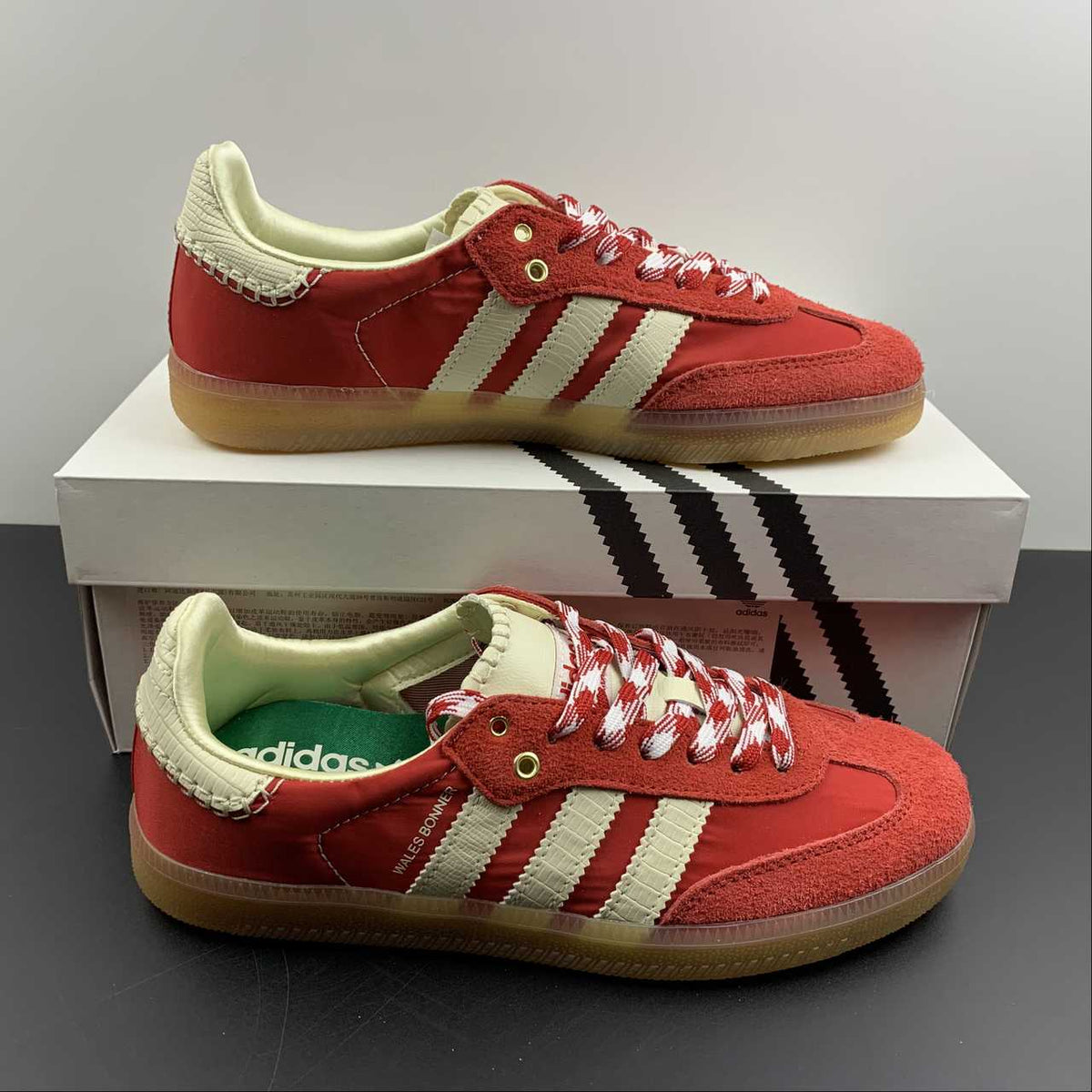 Adidas Samba Wales Bonner Red White Gum GY6612 – juanma-shop