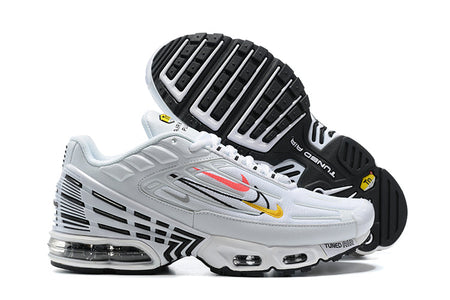 Air Max Plus 3 White Black Multi Color Swooshes CD0471-105