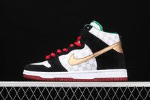 Cargar imagen en el visor de la galería, SB Dunk High Premium SB White Metallic Gold-Black 313171-170
