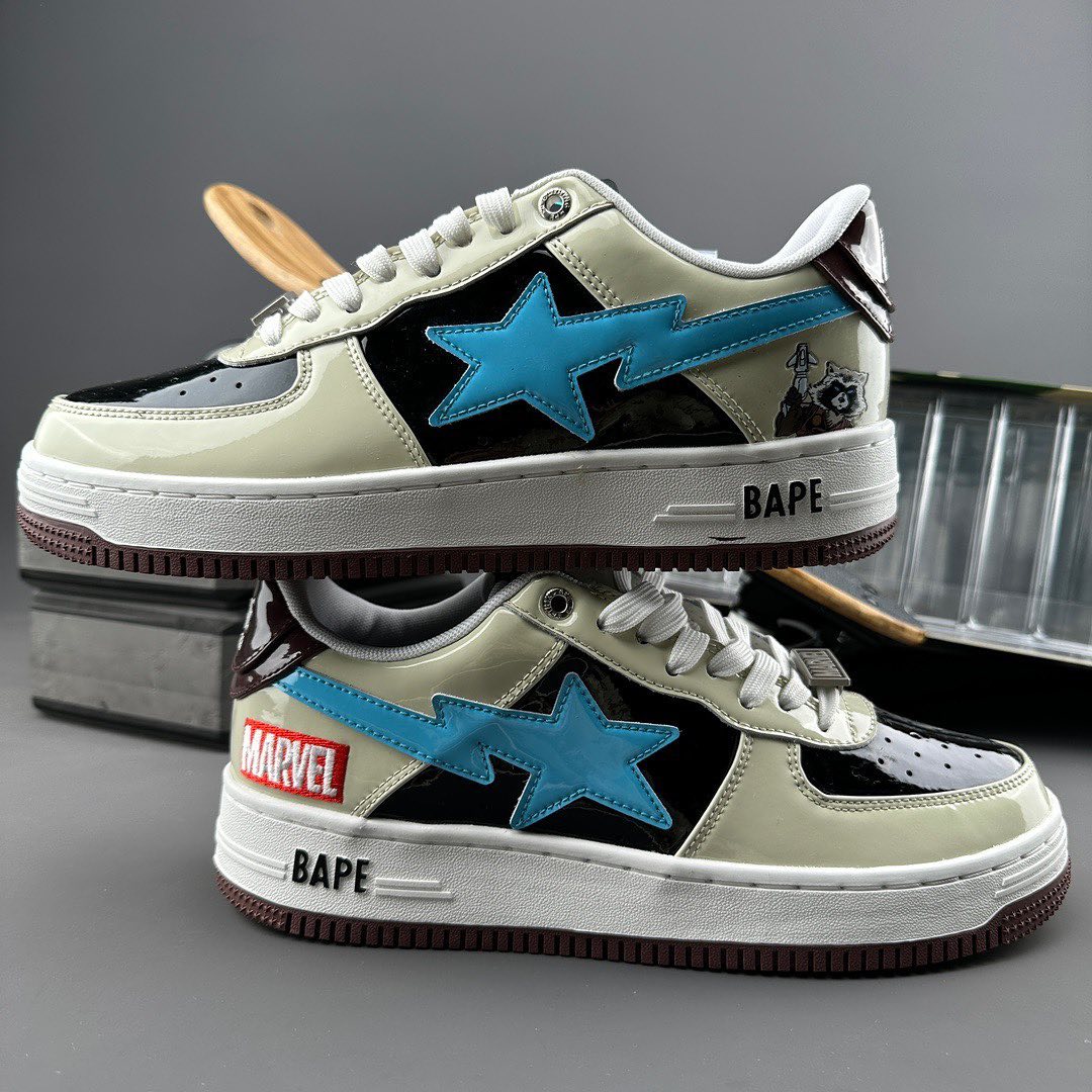 8.5 BAPE STA MARVEL ROCKET RACCOON - スニーカー