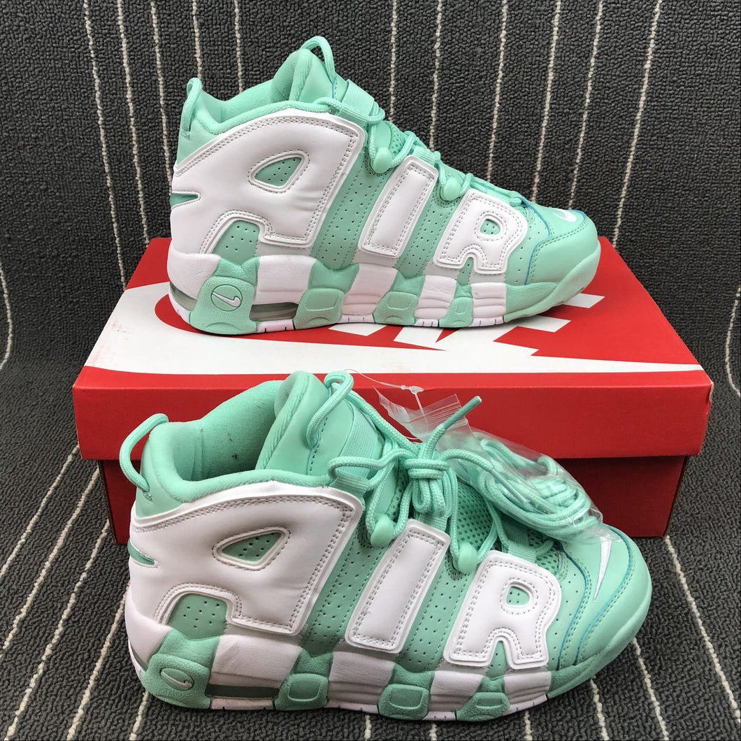 Air More Uptempo Barely Green-White 917593-300