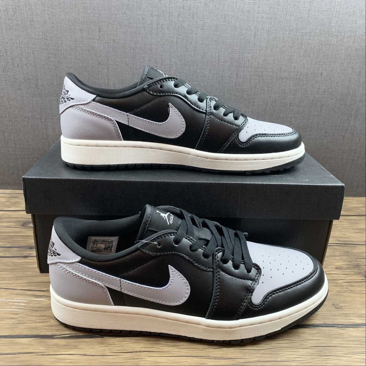 Air Jordan 1 Low OG White Atmosphere Grey Black juanma shop