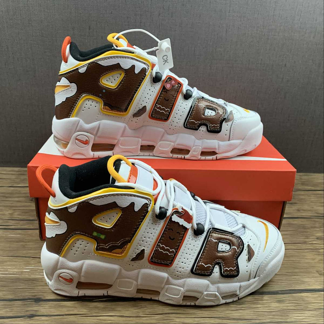 Air More Uptempo White University Gold Chocolate DD9223-101