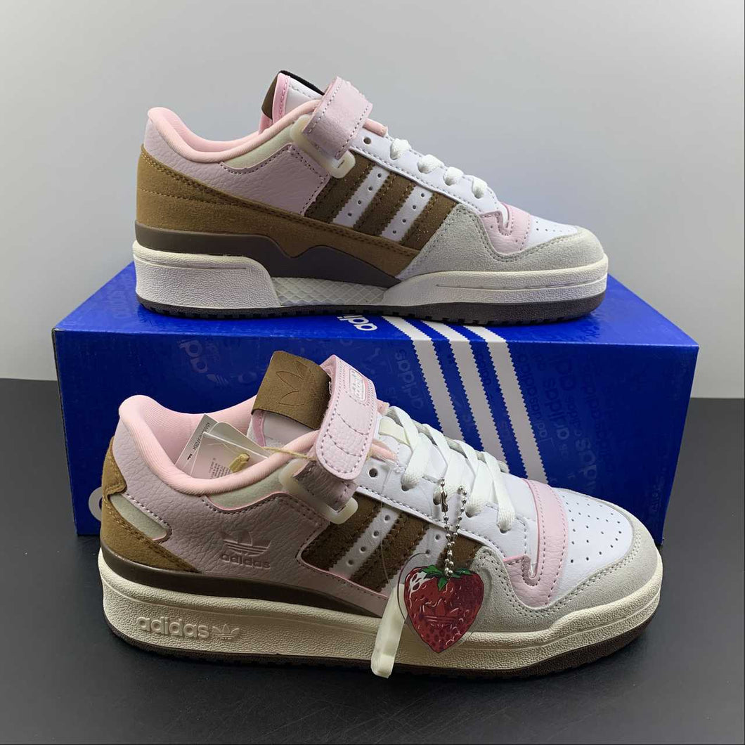 Adidas Forum Low White Brown Pink