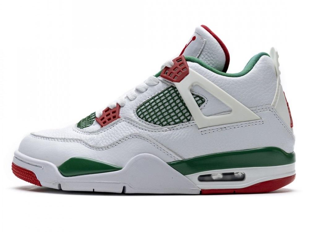 Green and red jordan 2025 4