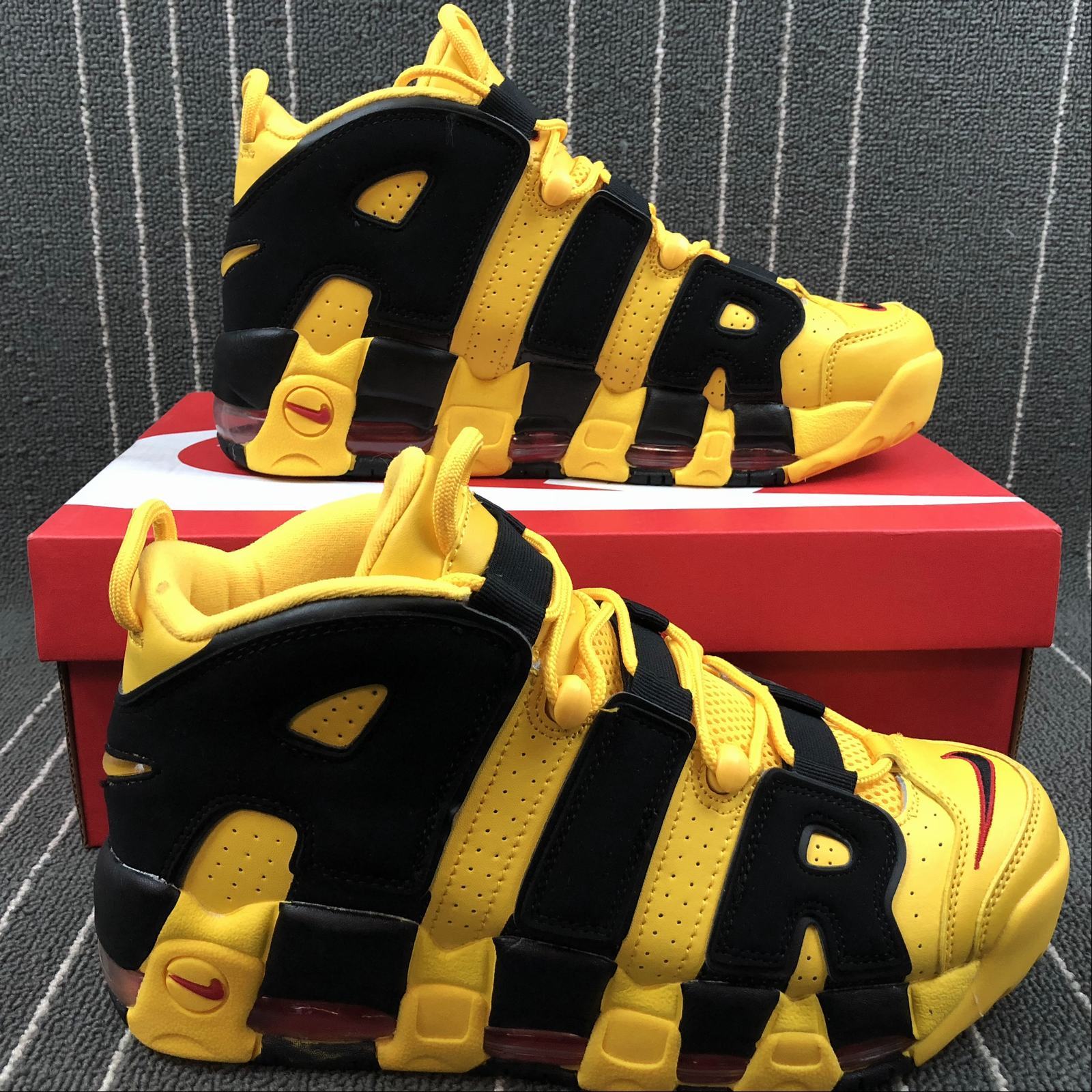 Nike uptempo amarillas best sale