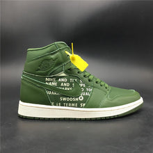 Cargar imagen en el visor de la galería, Air Jordan 1 Retro High OG x Swoosh Army Green Toe 555088-300
