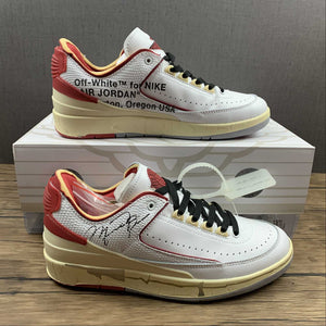 Air Jordan 2 Retro Low SP x Off White White Red DJ4375-106