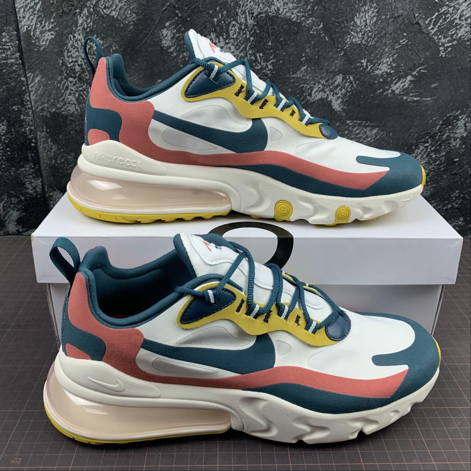 Air Max 270 React Summit White Midnight Turq CT1264-103 – juanma-shop