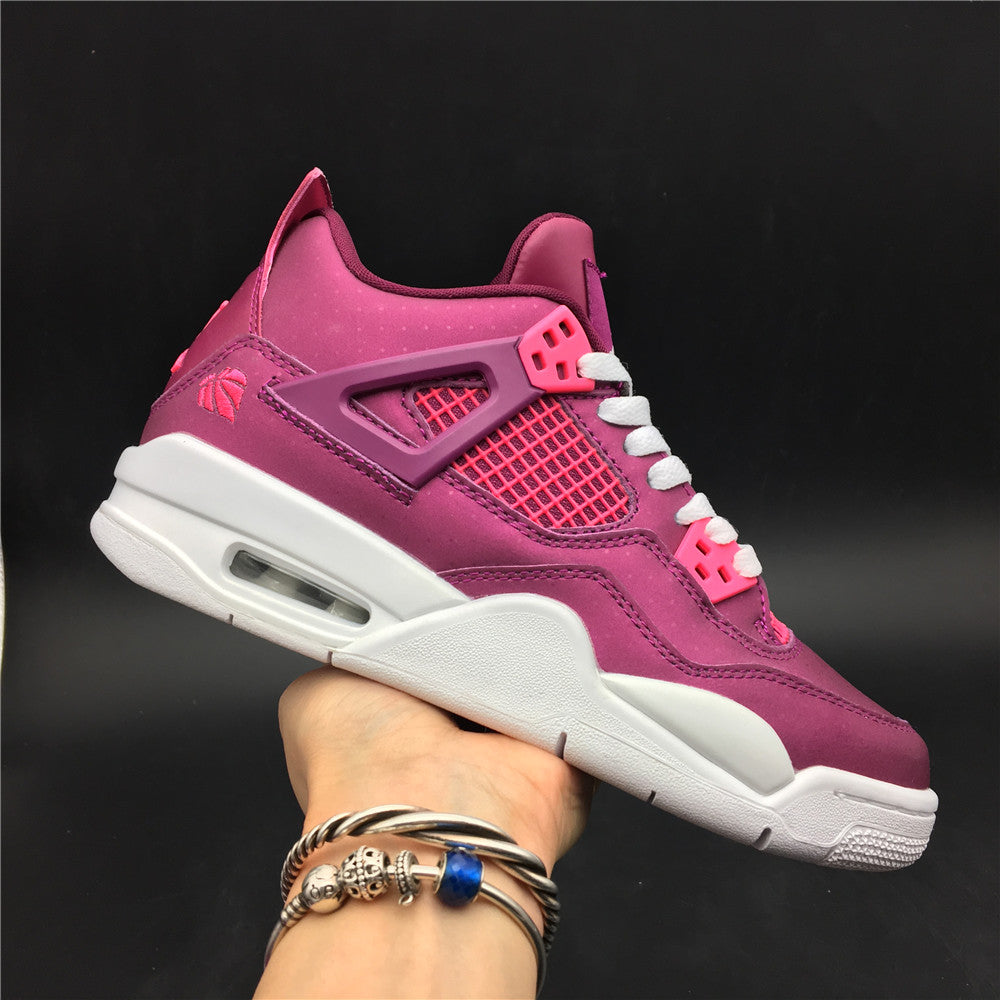 True berry rush clearance pink white jordan 4