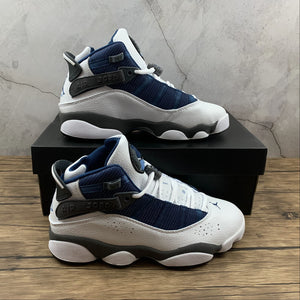 Air Jordan 6 Rings White French Blue-Flint Grey-University 322992-141