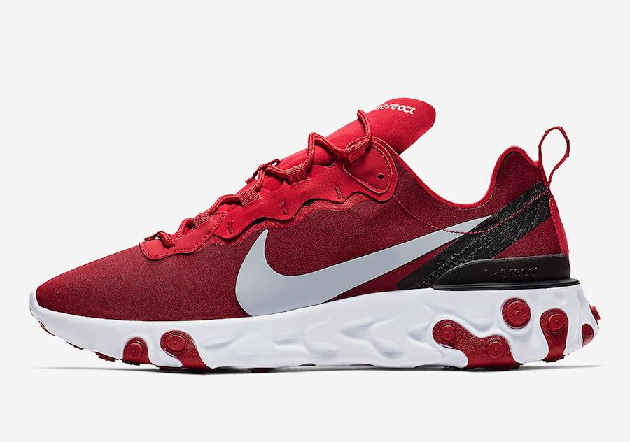 React Element 55 Releasing in Red