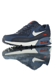 Air Max 90 Essential Midnight Navy White Red