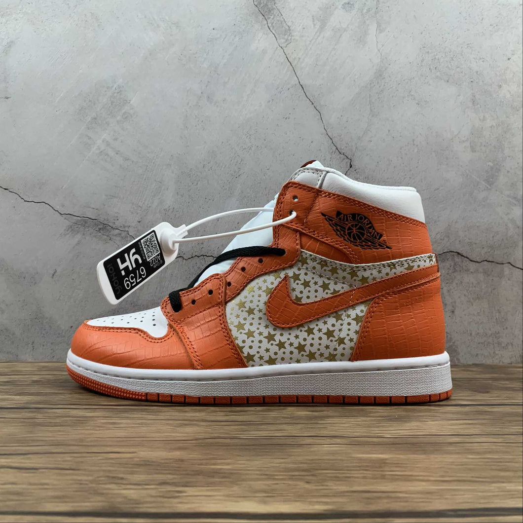 Air Jordan 1 Retro High OG Orange Gypsophila 555088-121