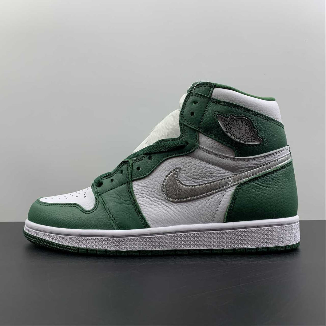 Air Jordan 1 Retro High OG Gorge Green Metallic Silver-White (2022) DZ5485-303