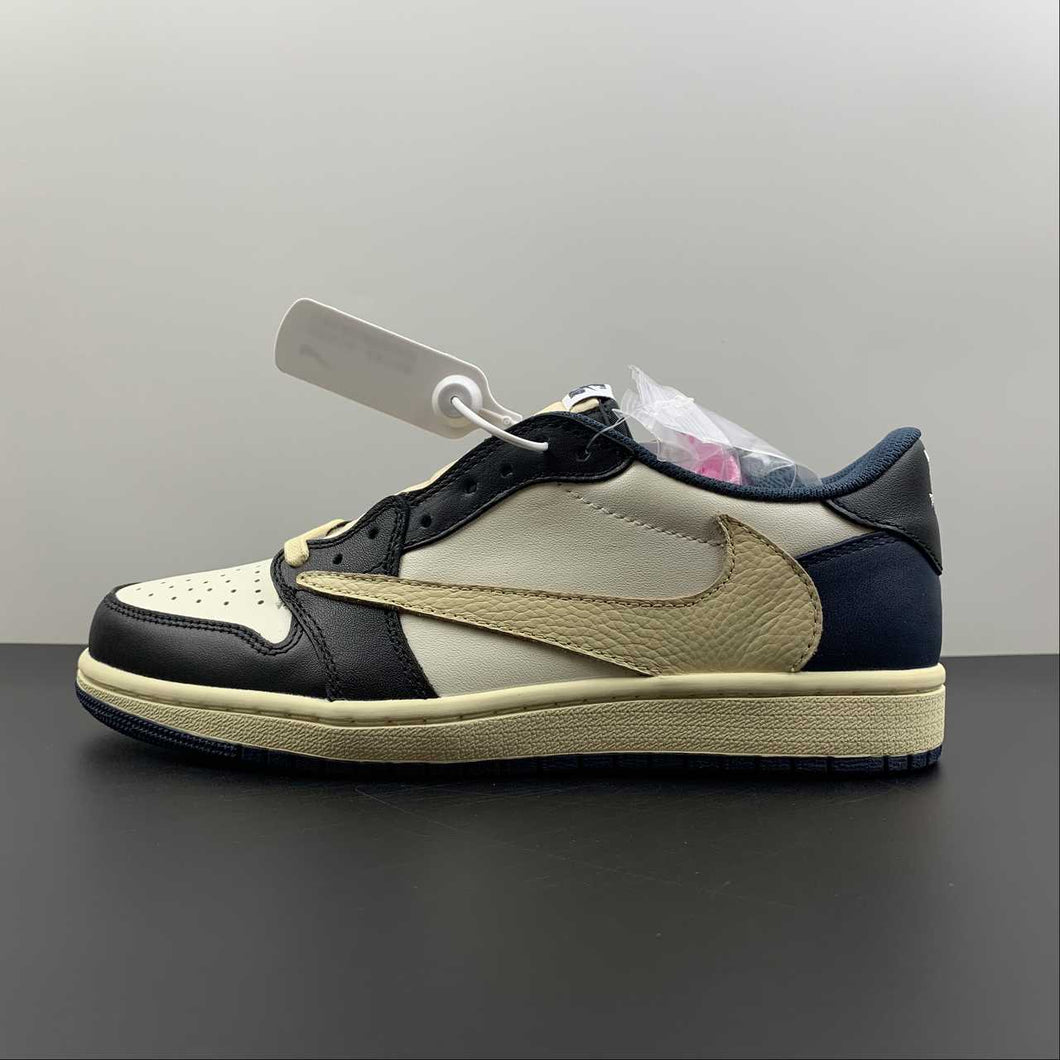 Air Jordan 1 Retro Low OG SP “Travis Scott” Black Grey Blue-White DM7866-400
