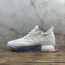 Cargar imagen en el visor de la galería, Adidas ZX 2K Boost White White Blue Violet Met. FV2928
