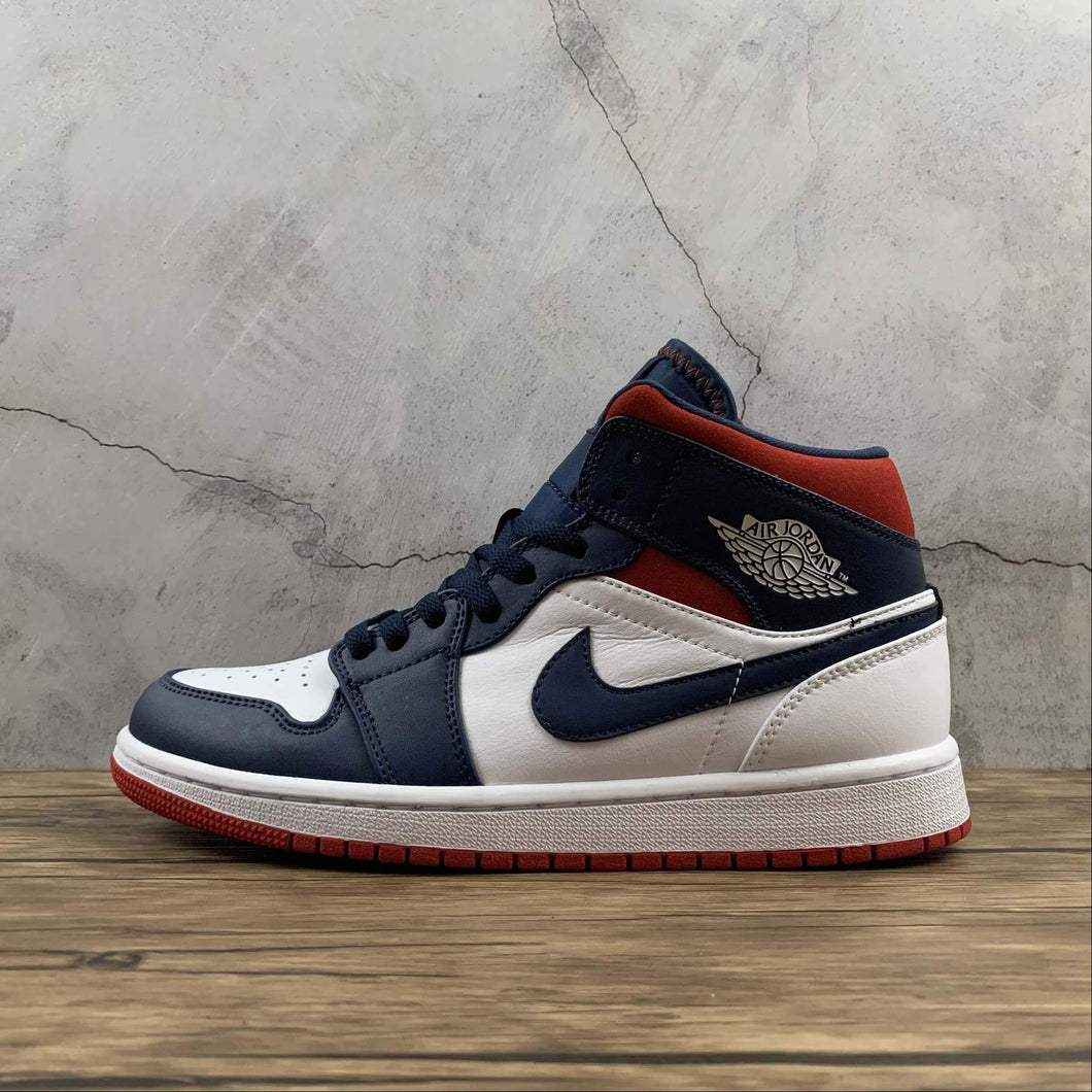 Air Jordan 1 Mid SE White University Red 852542-104
