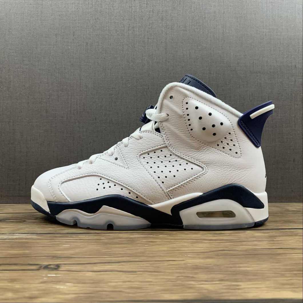 Air Jordan 6 Retro White Midnight Navy CT8529-141