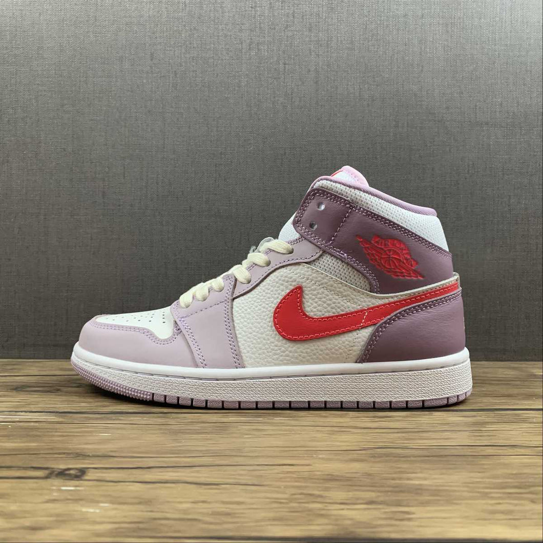 Air Jordan 1 Mid Iris Whisper Siren Red DR0174 500