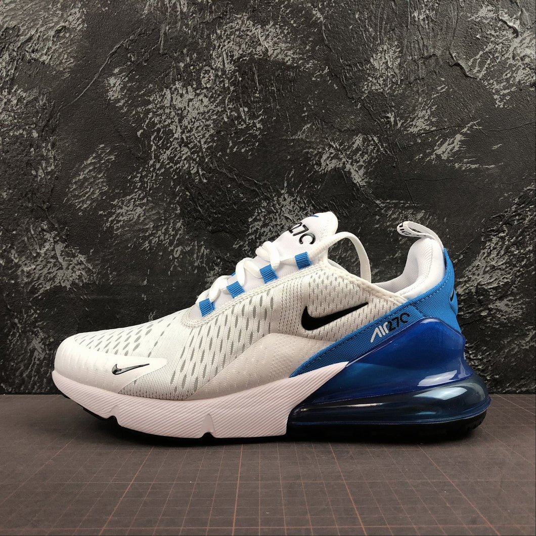 Air Max 270 White Black Photo Blue AH8050-110