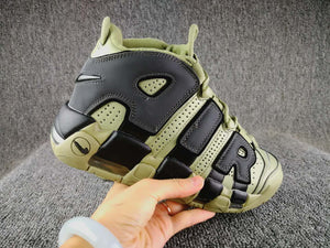 Air More Uptempo “Dark Stucco” Khaki Green Black 911948-030