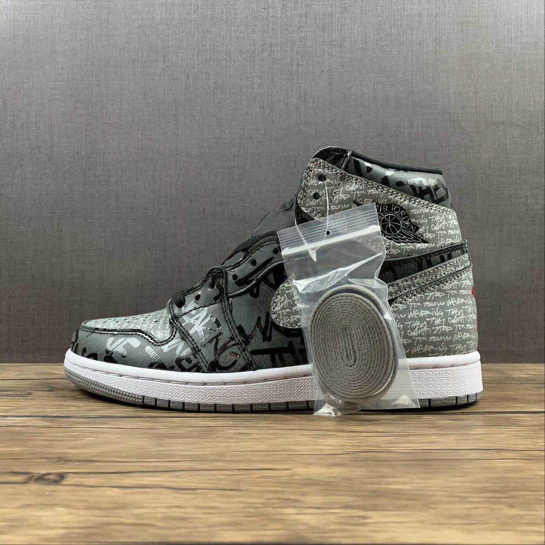 Air Jordan 1 Retro High OG Black Grey Treason (2021) 555088-036