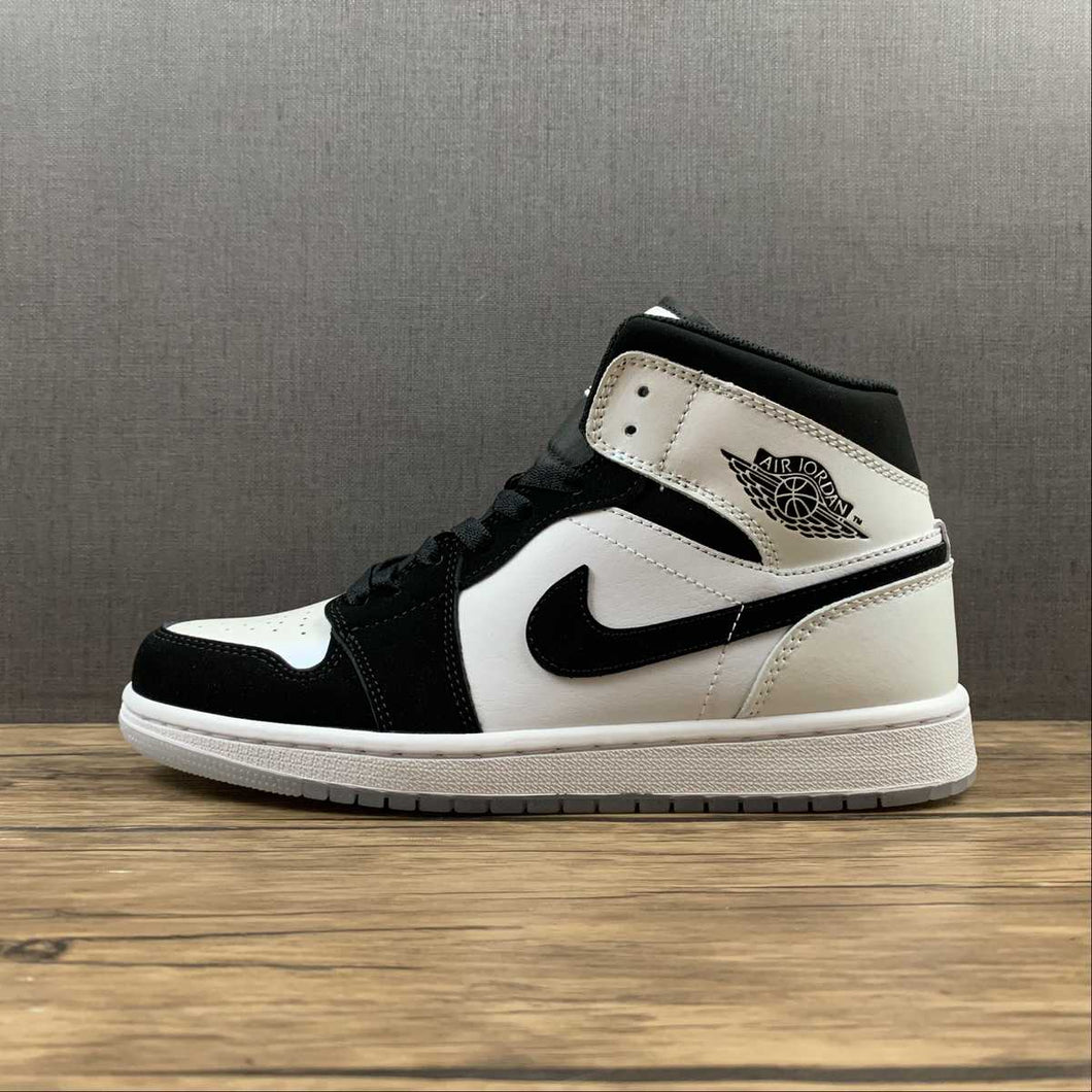 Air Jordan 1 Mid White Black Diamond (2021) DH6933-100