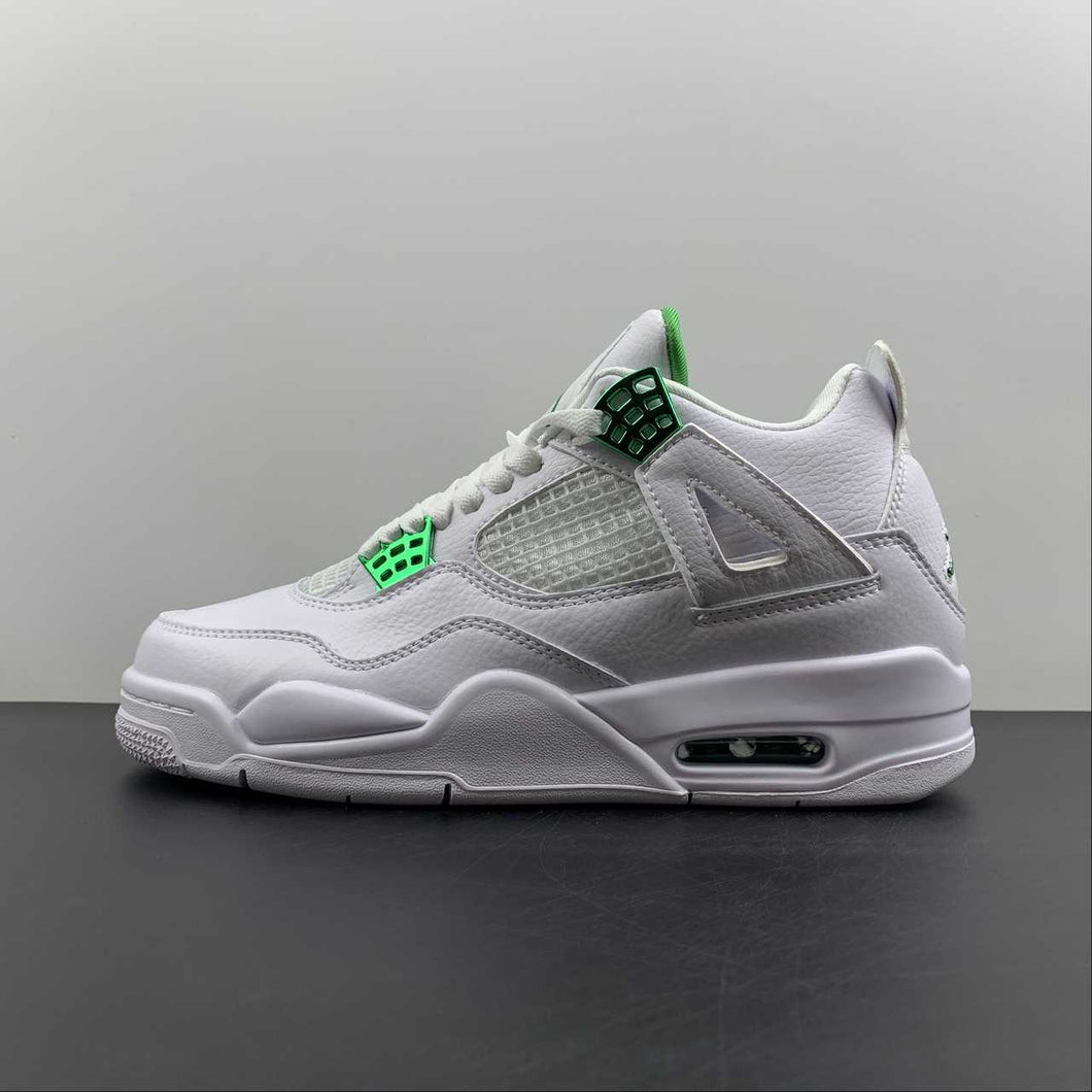 Air Jordan 4 Retro White Metallic Green CT8527-113