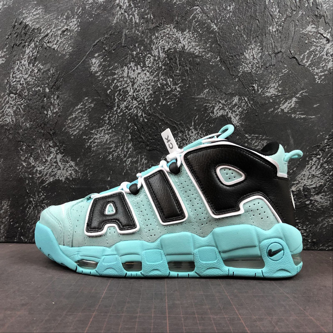 Air More Uptempo 96 QS Light Aqua Black White CN8118-400