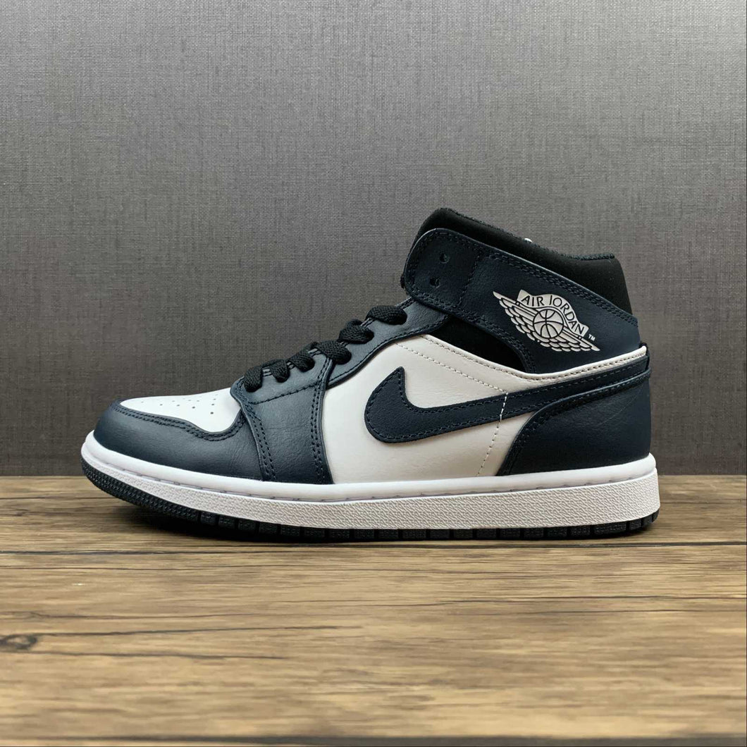 Air Jordan 1 Mid Armory Navy White Black (2021) 554724 411