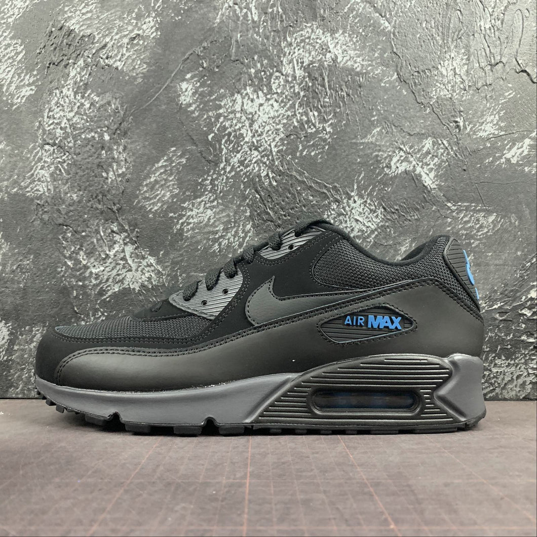 Air Max 90 Black Imperial Blue Dark Grey CN0194-001