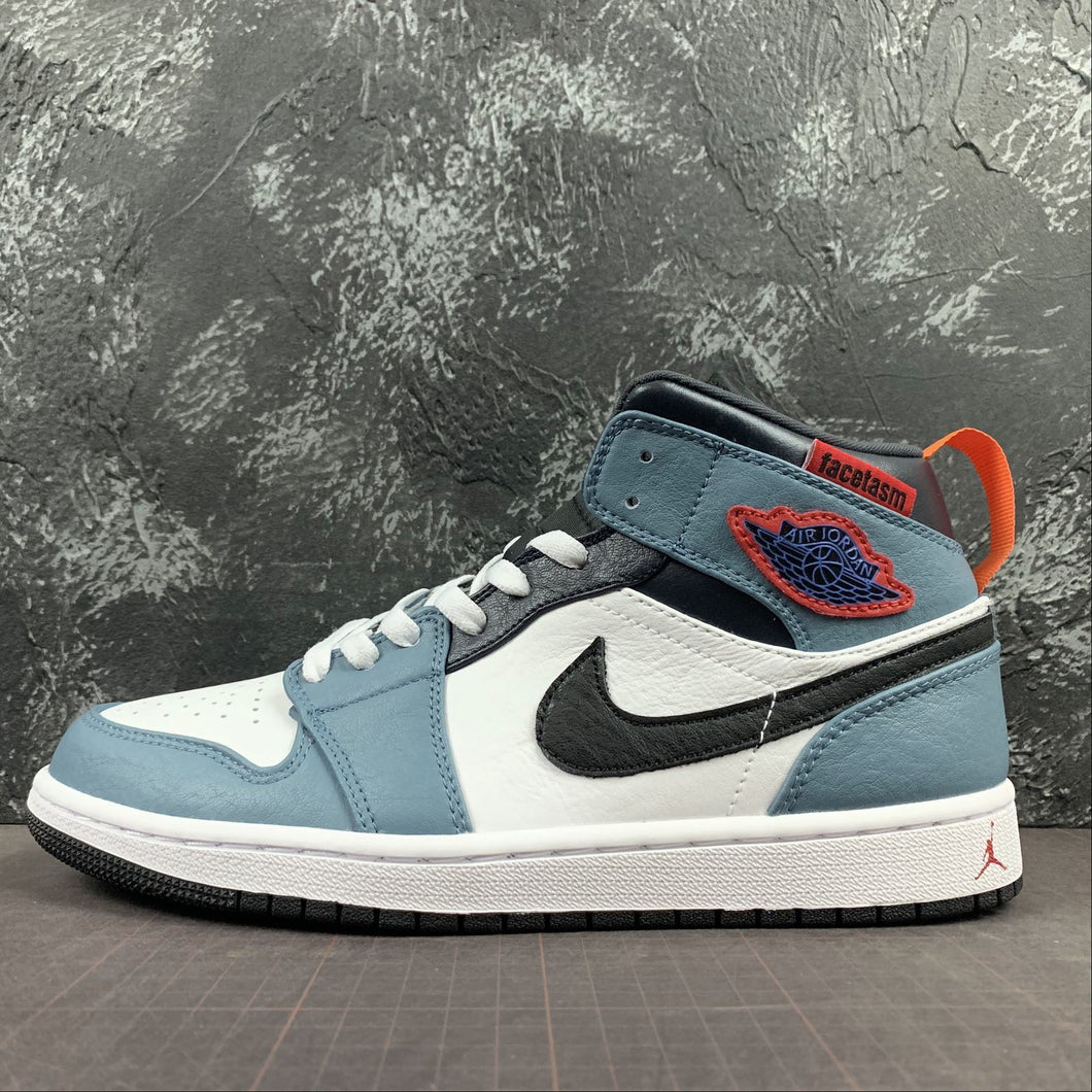 Air Jordan 1 Mid Fearless Black Gym Red White CU2802-100