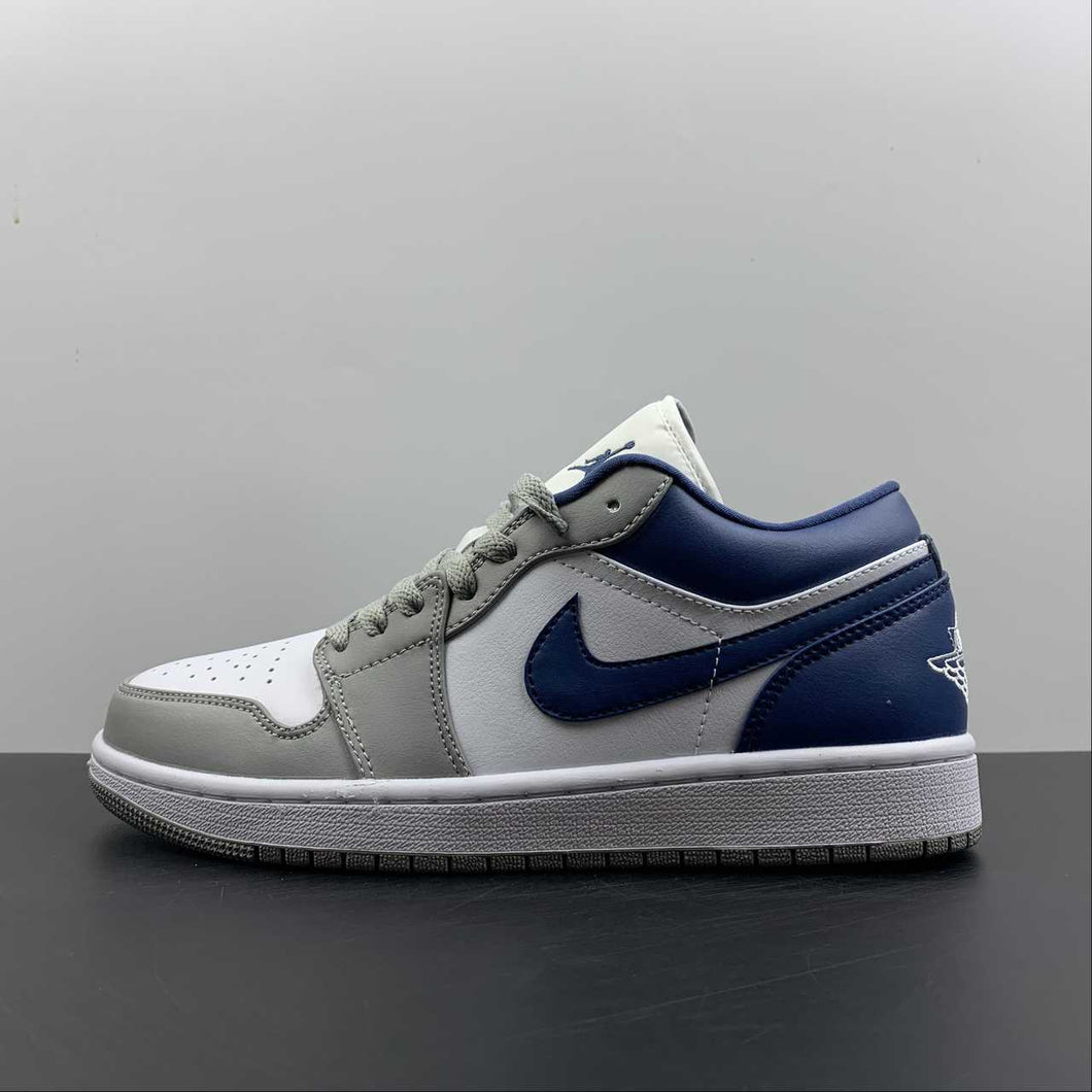 Air Jordan 1 Low White Grey-Blue DC0774-042