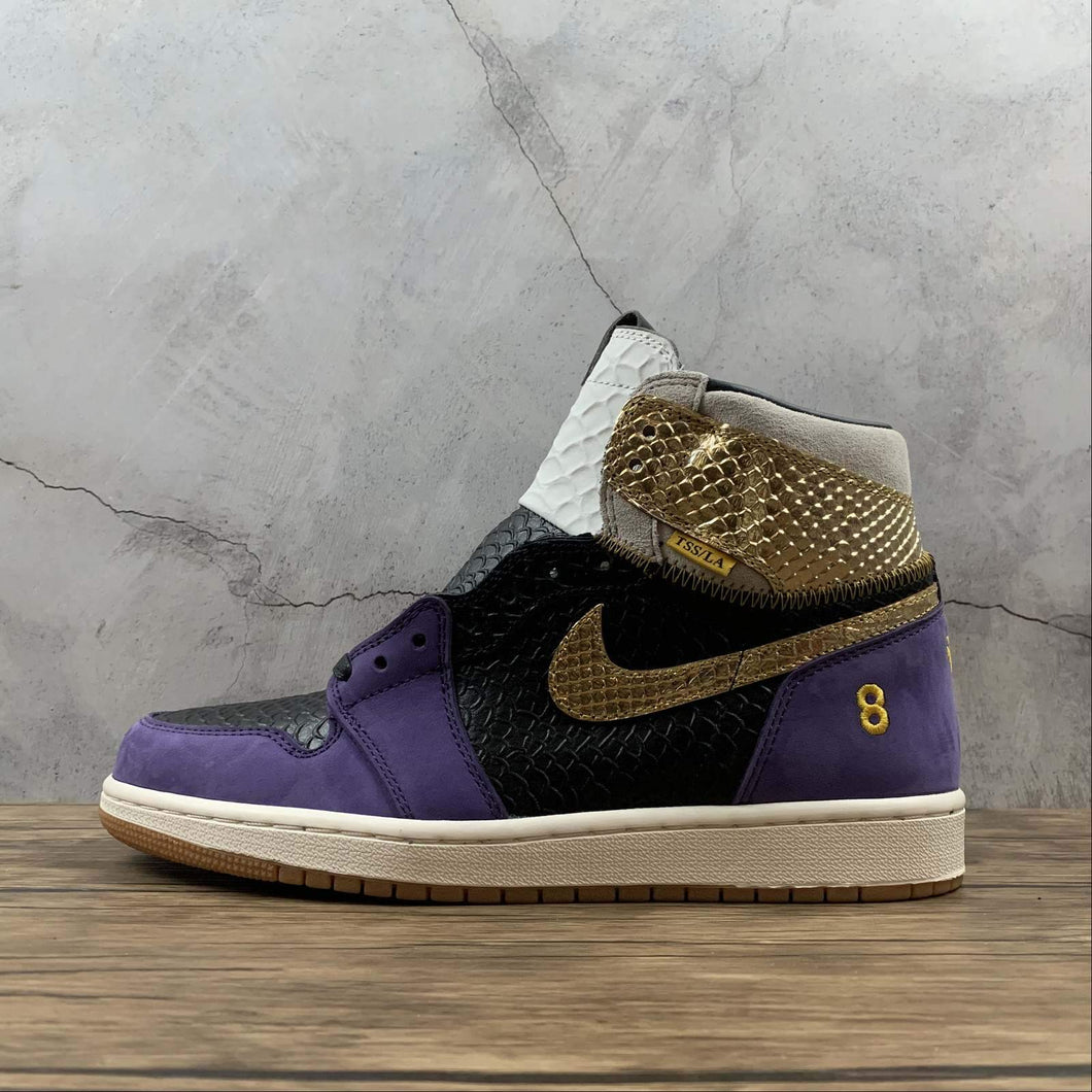 Air Jordan 1 Retro High OG Union Black Mamba 555088-171