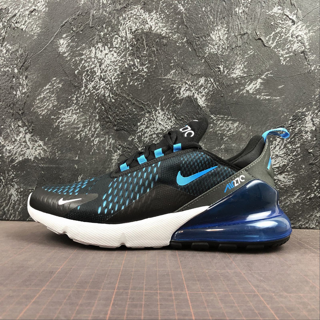 Air Max 270 Black Photo Blue Blue Fury AH8050-019