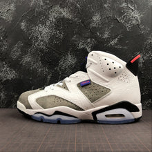 Cargar imagen en el visor de la galería, Air Jordan 6 Retro LTR White Dark Concord Black CT3125-100
