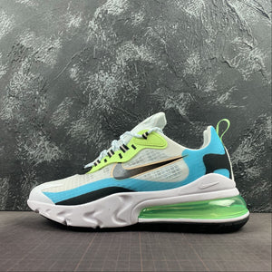 Air Max 270 React Black Fluorescent Green Blue CT1265-300