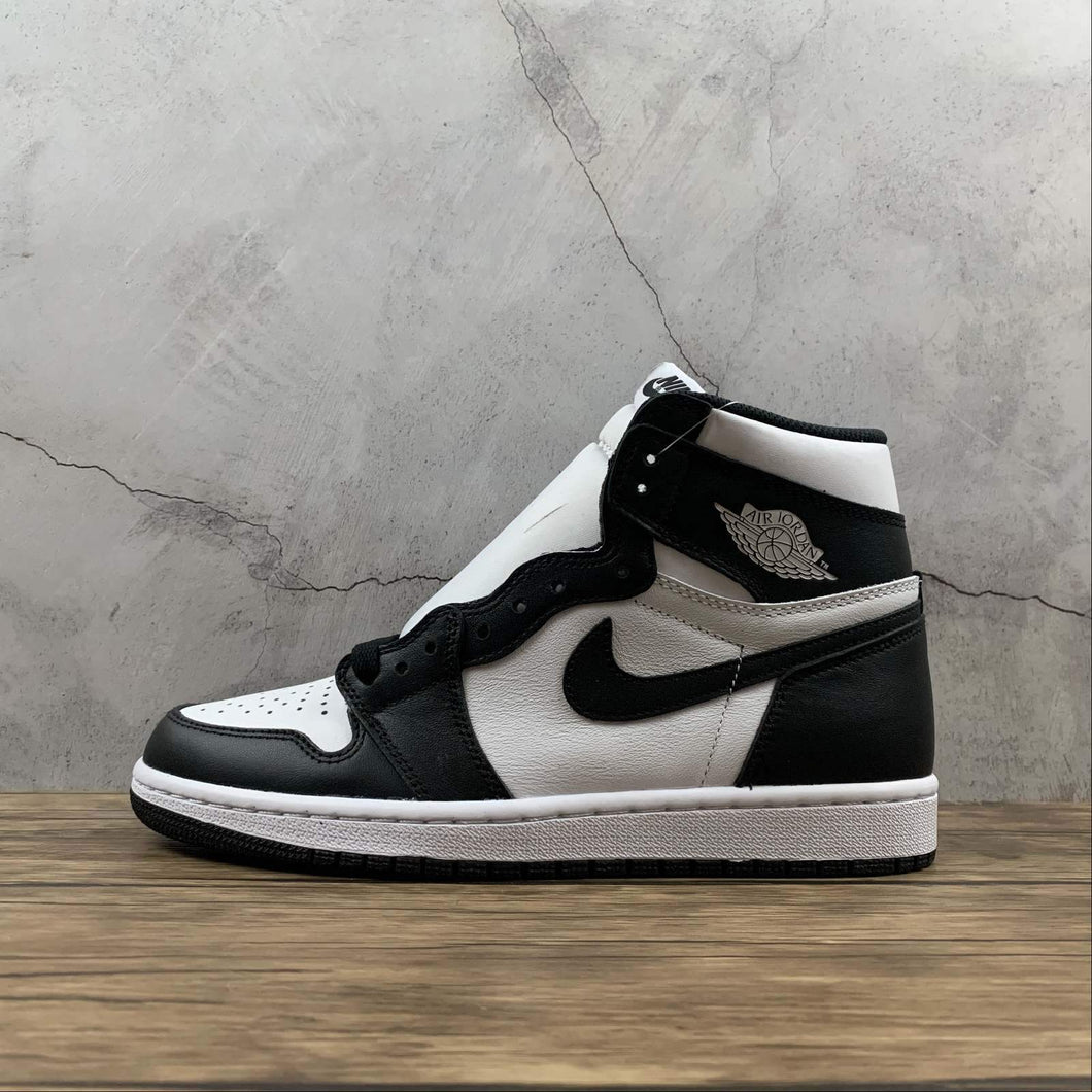 Air Jordan 1 Retro High OG Black White-Black 555088-010