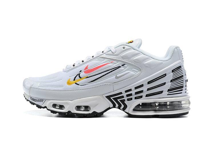Air Max Plus 3 White Black Multi Color Swooshes CD0471-105