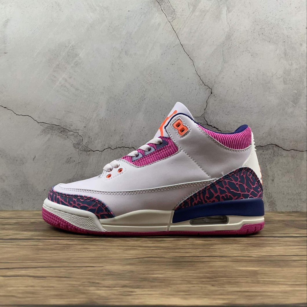 Air Jordan 3 Retro Barely Grape Hyper Crimson 441140-500