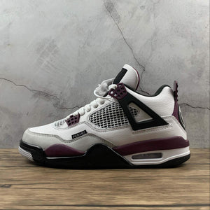 Air Jordan 4 Retro PSG White Bordeaux-Neutral Grey CZ5624-100