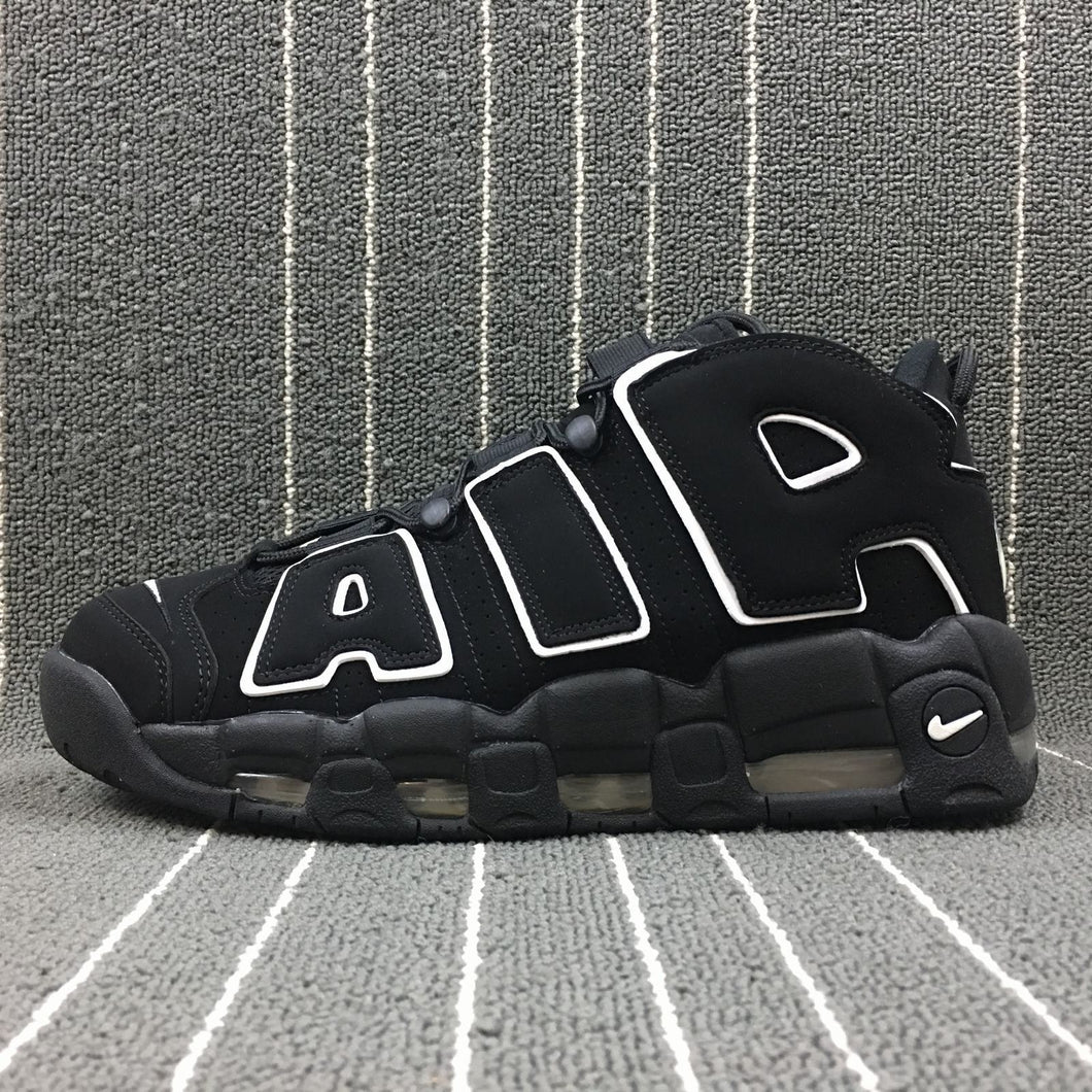 Air More Uptempo Black White-Black 414962-002