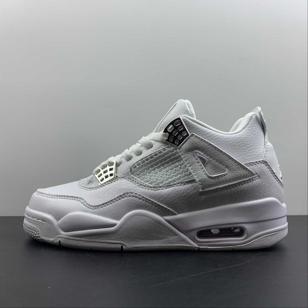 Air Jordan 4 Retro White Metallic Silver 308497-100