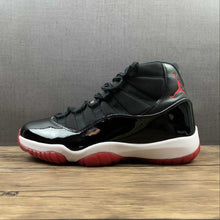 Cargar imagen en el visor de la galería, Air Jordan 11 Retro Black True Red-White 378037-061

