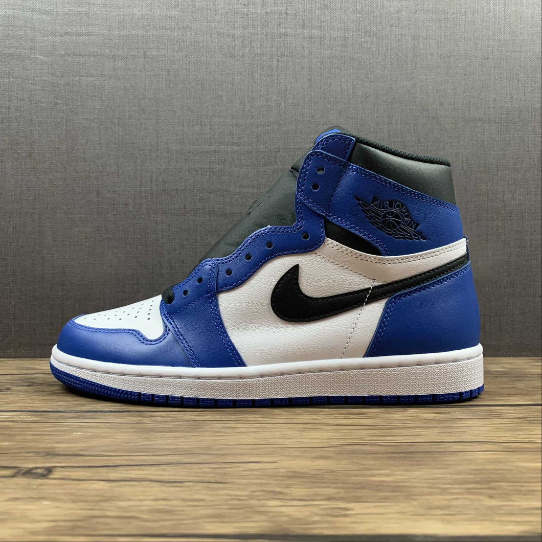 Air Jordan 1 Retro High OG Game Royal Black-Summit White (2021) 555088-403