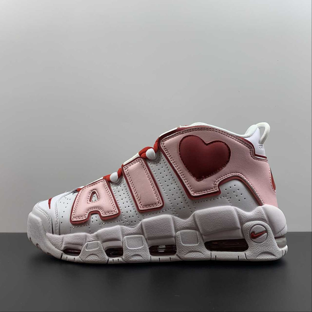 Air More Uptempo 96 White Varsity Red Pink (2021) 921948-102