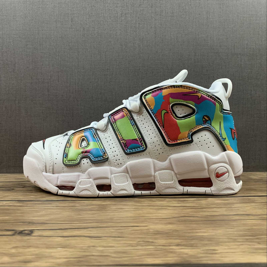 Air More Uptempo White University Red-Black DM8150-100
