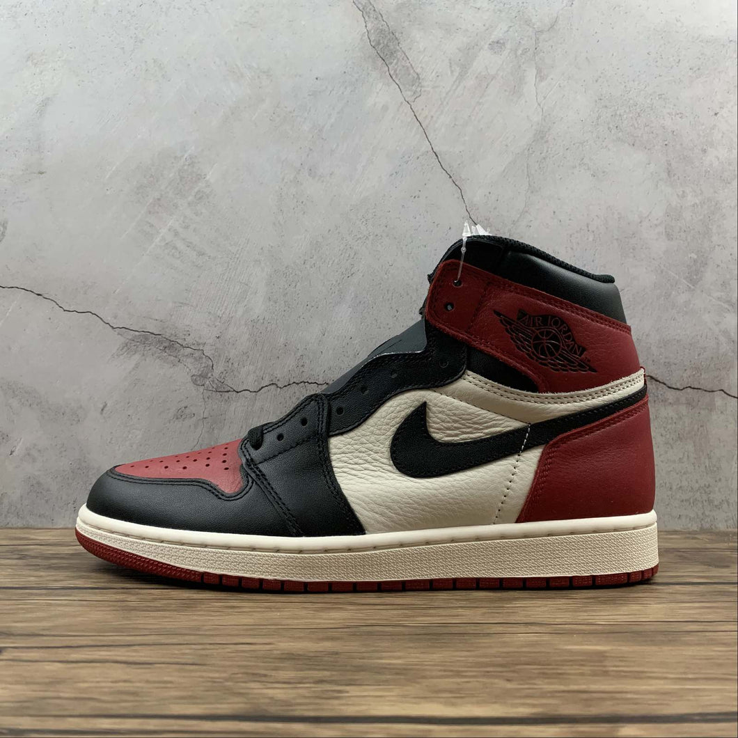 Air Jordan 1 High OG Gym Red Black-Summit White 555088-610