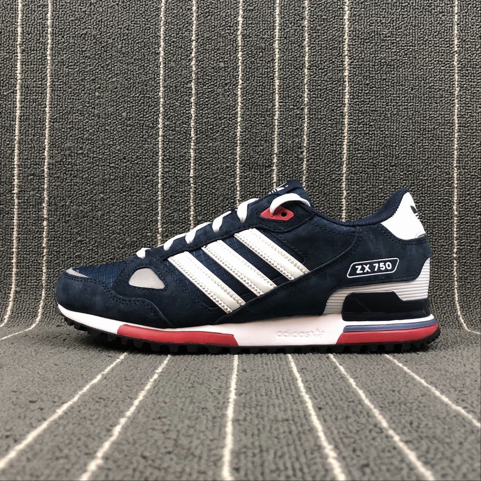 【あお】 Adidas ZX750 Deep Blue Cloud White Red V20873 – juanma-shop